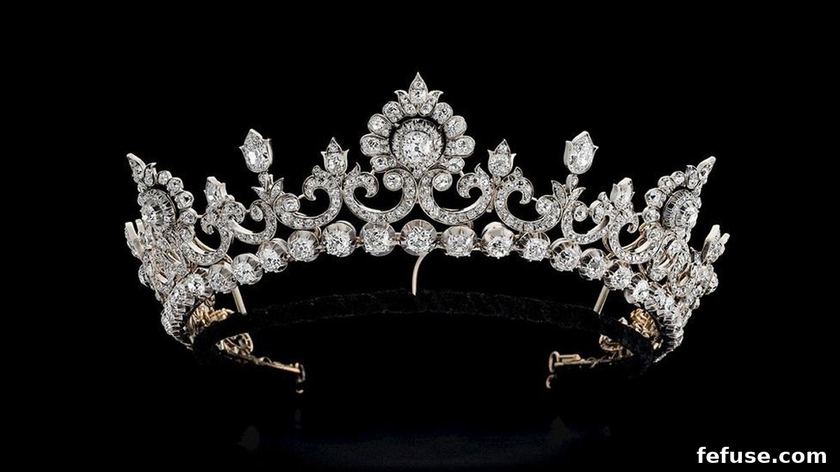 The unique Angelsey Tiara, commissioned for a man