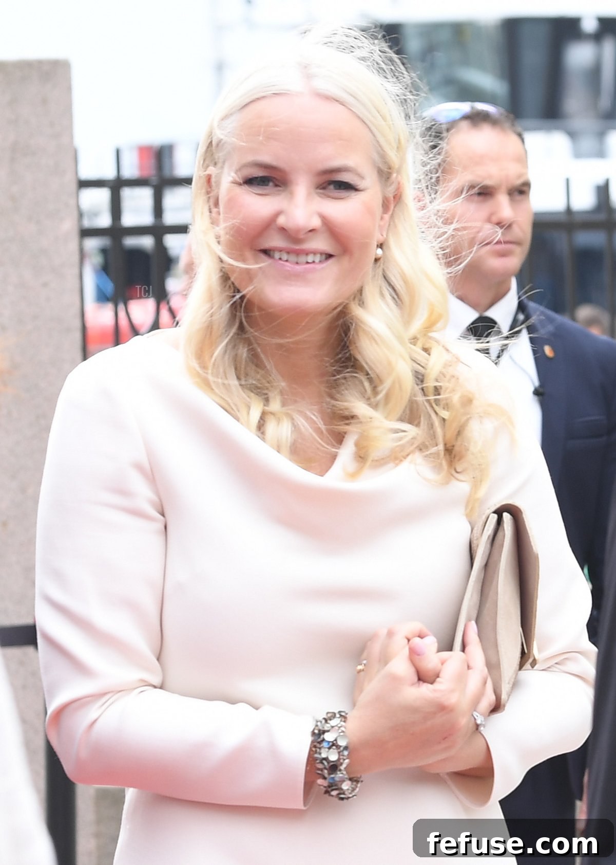 Crown Princess Mette-Marit attends the opening of the National Museum on June 11, 2022 in Oslo, Norway
