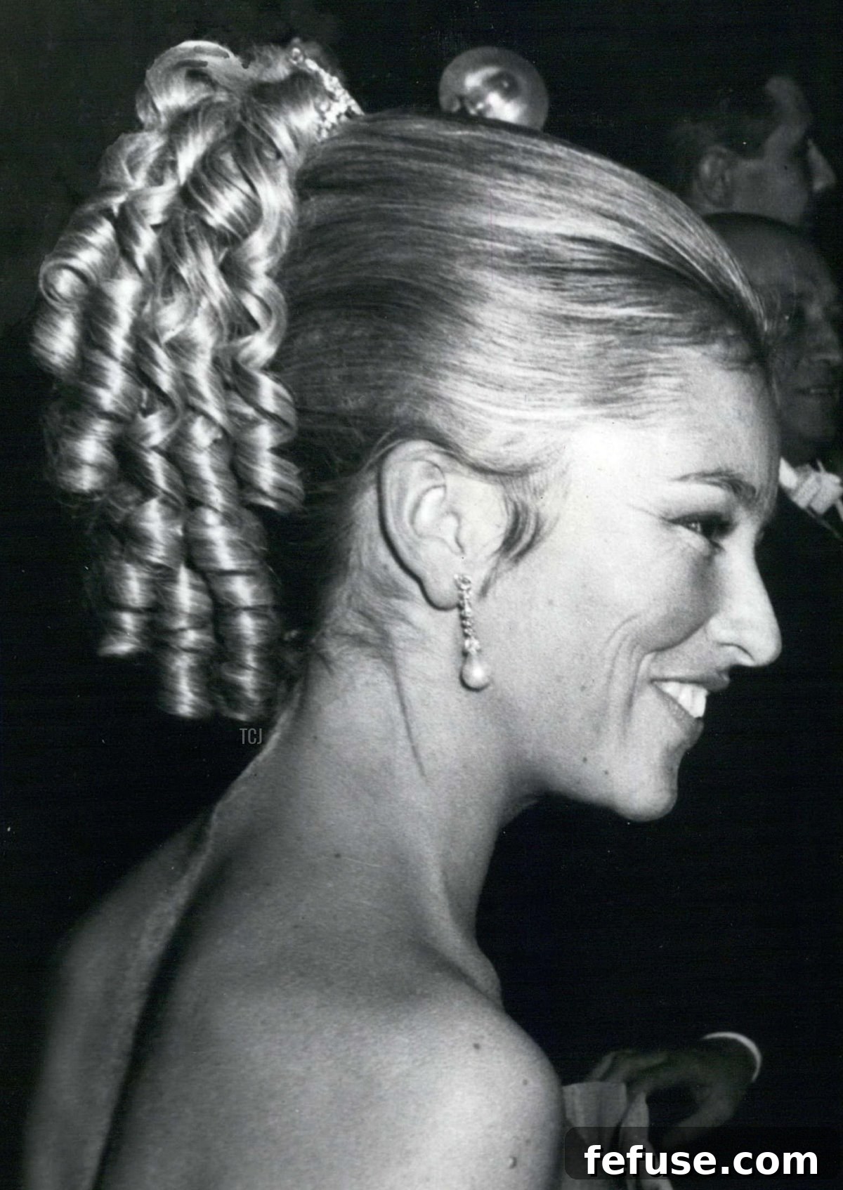 Oct. 23, 1967 - Princess Paola at Brussels Reception for Luxembourg Officials