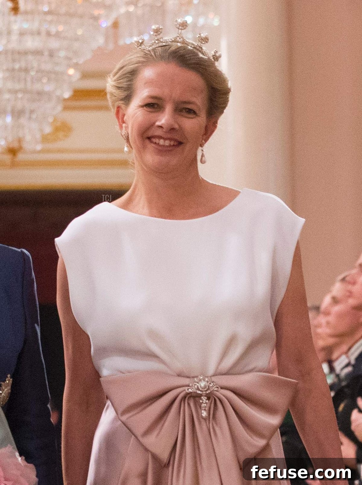 Princess Mabel of The Netherlands attend the 80th birthday celebrations of King Harald and Queen Sonja of Norway at the Royal Palace in Oslo, Norway, 9 May 2017