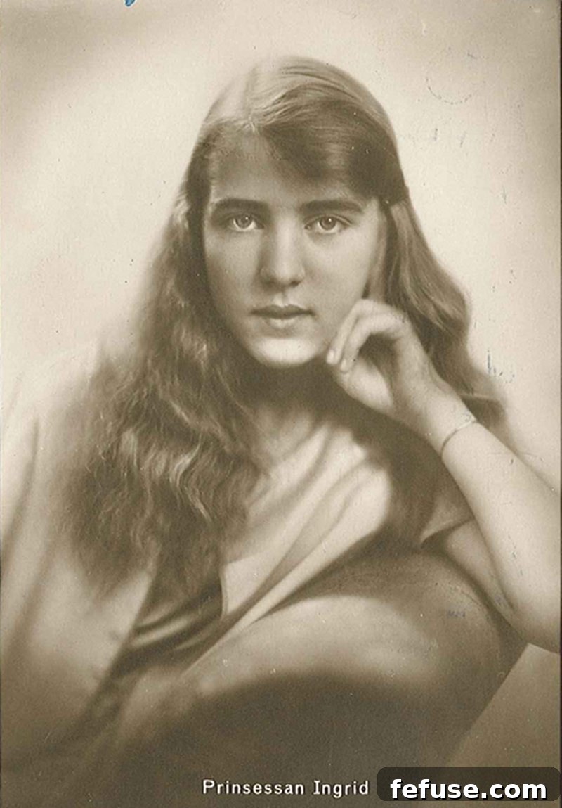 Princess Ingrid of Sweden, ca. 1924 (Wikimedia Commons)