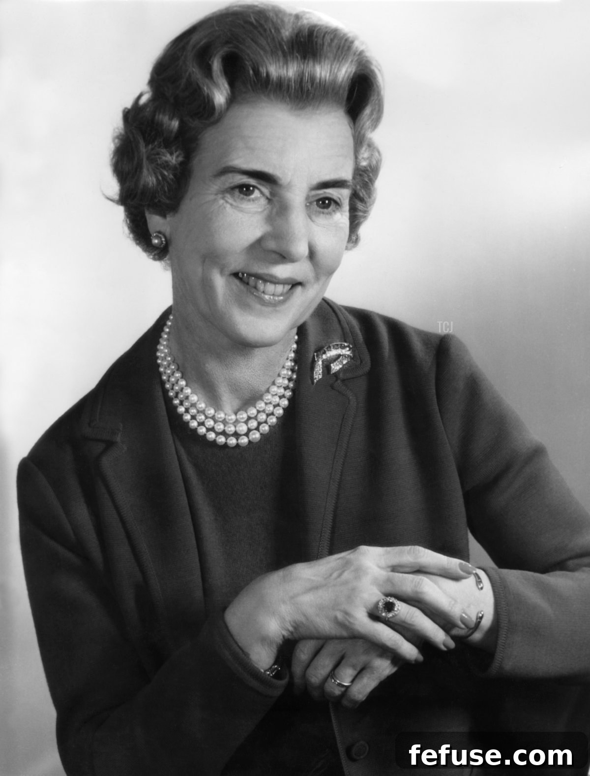 A portrait dated in the 1960s of Queen Ingrid of Denmark (STF/AFP via Getty Images)