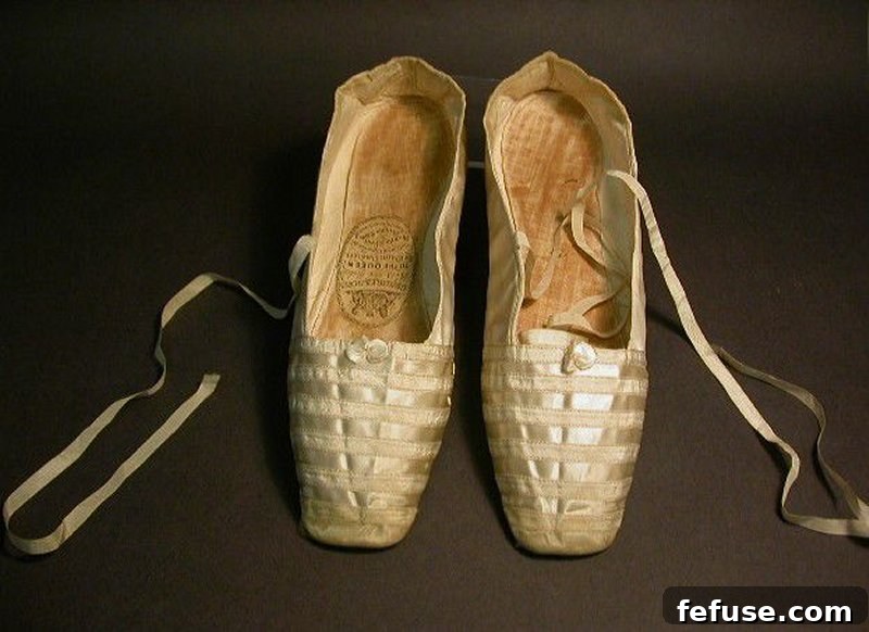 Queen Victoria's Wedding Shoes, now held in the collection of the Northampton Museum & Art Gallery (Wikimedia Commons)