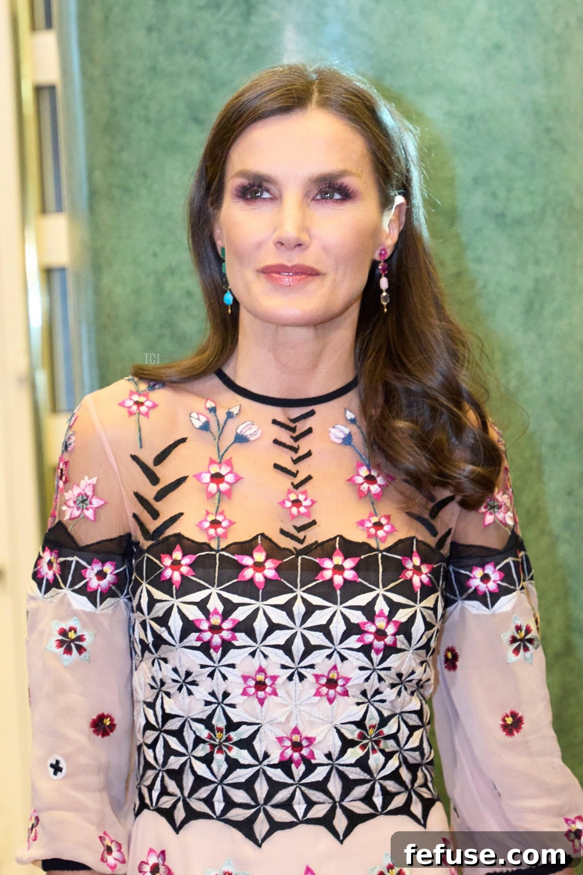 Queen Letizia of Spain attends the National Culture Awards on February 20, 2023 in Zaragoza, Spain (Jack Abuin/ZUMA Press Wire/Alamy)
