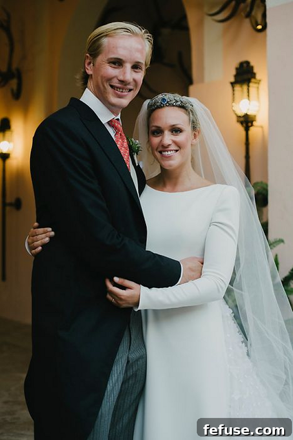 Princess Marie-Gabrielle of Nassau and Antonius Willms on their wedding day in Marbella, Spain, September 2, 2017 (Pedro Bellido)