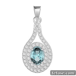 fashion jewelry pendants with vivid gemstones