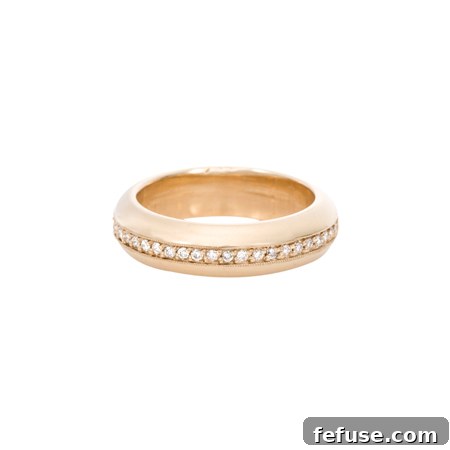 Ariel Gordon Fat Tire 14k Yellow Gold Diamond Ring with 0.27 ct. t.w. Diamonds