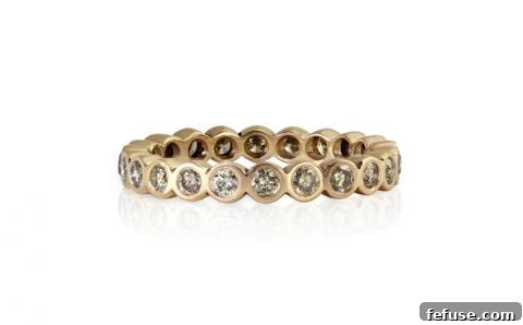 Julez Bryant 14k Yellow Gold Diamond Band with 0.84 ct. t.w. Diamonds