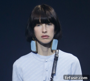 Balenciaga massive statement earrings Spring 2018 runway