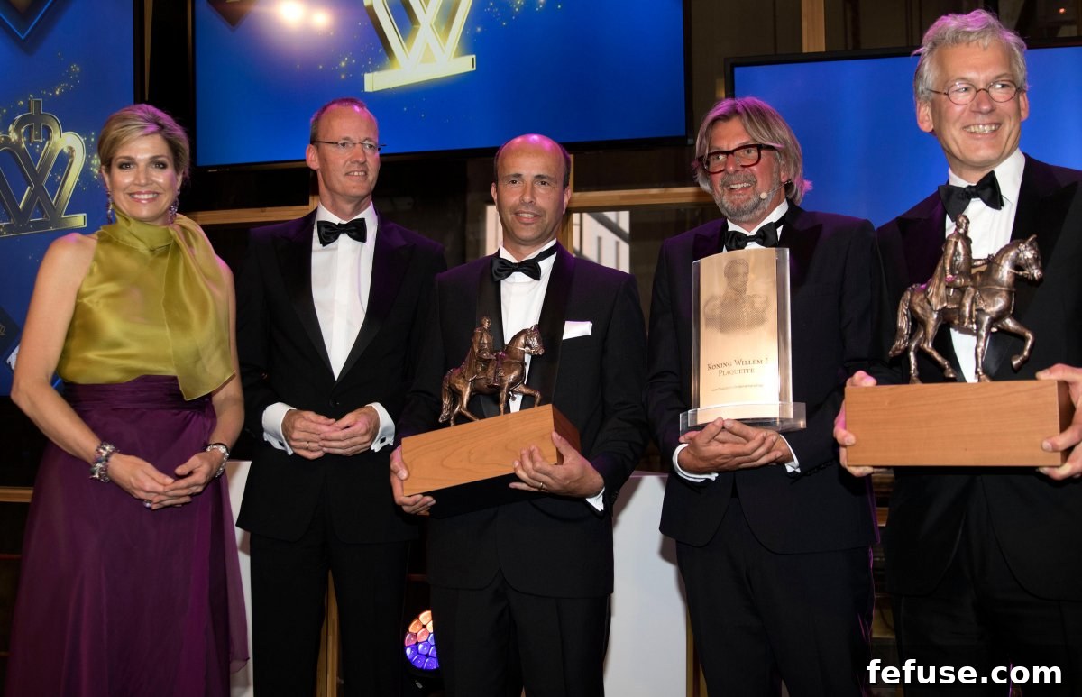 Queen Maxima of the Netherlands attends the presentation of the King Willem I Award in Eindhoven on May 26, 2016 (DPA Picture Alliance/Alamy)