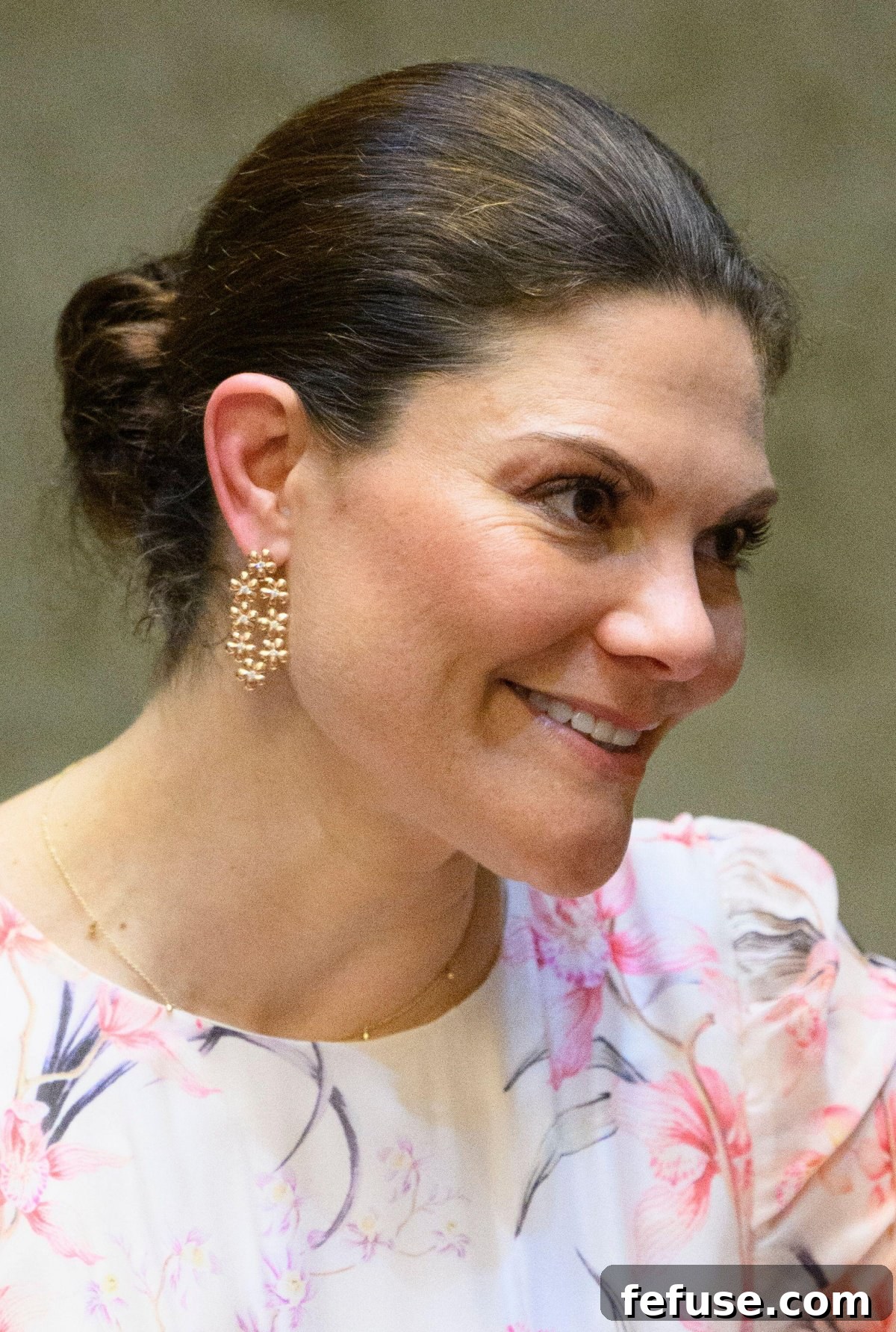 The Crown Princess of Sweden attends an official welcome dinner at the Pan Pacific Sonargoan Hotel in Dhaka, Bangladesh on March 18, 2024 (Henrik Montgomery/TT News Agency/Alamy)