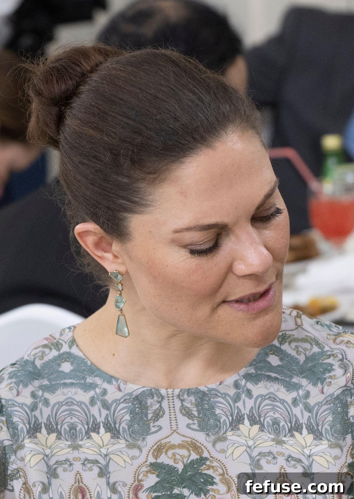 The Crown Princess of Sweden visits Asian University for Women in Chattogram, Bangladesh on March 19, 2024 (Henrik Montgomery/TT News Agency/Alamy)
