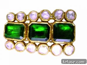Antique Kundan Meena Jadau Necklace by Raj Gopal Soni