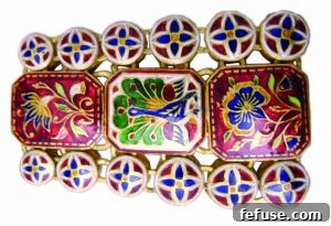 Exquisite Kundan Meena Jadau Earrings by Raj Gopal Soni