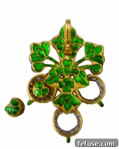 Traditional Kundan Meena Jadau Earring with Gemstones