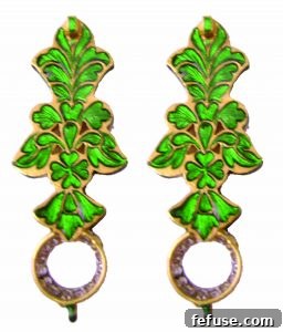 Antique Inspired Kundan Meena Jadau Necklace Detail
