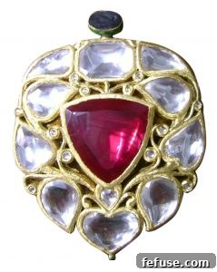 Raj Gopal Soni Meena Jadau Jewellery with intricate details