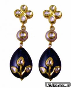 Elegant Kundan Meena Jadau Bangle by Raj Gopal Soni