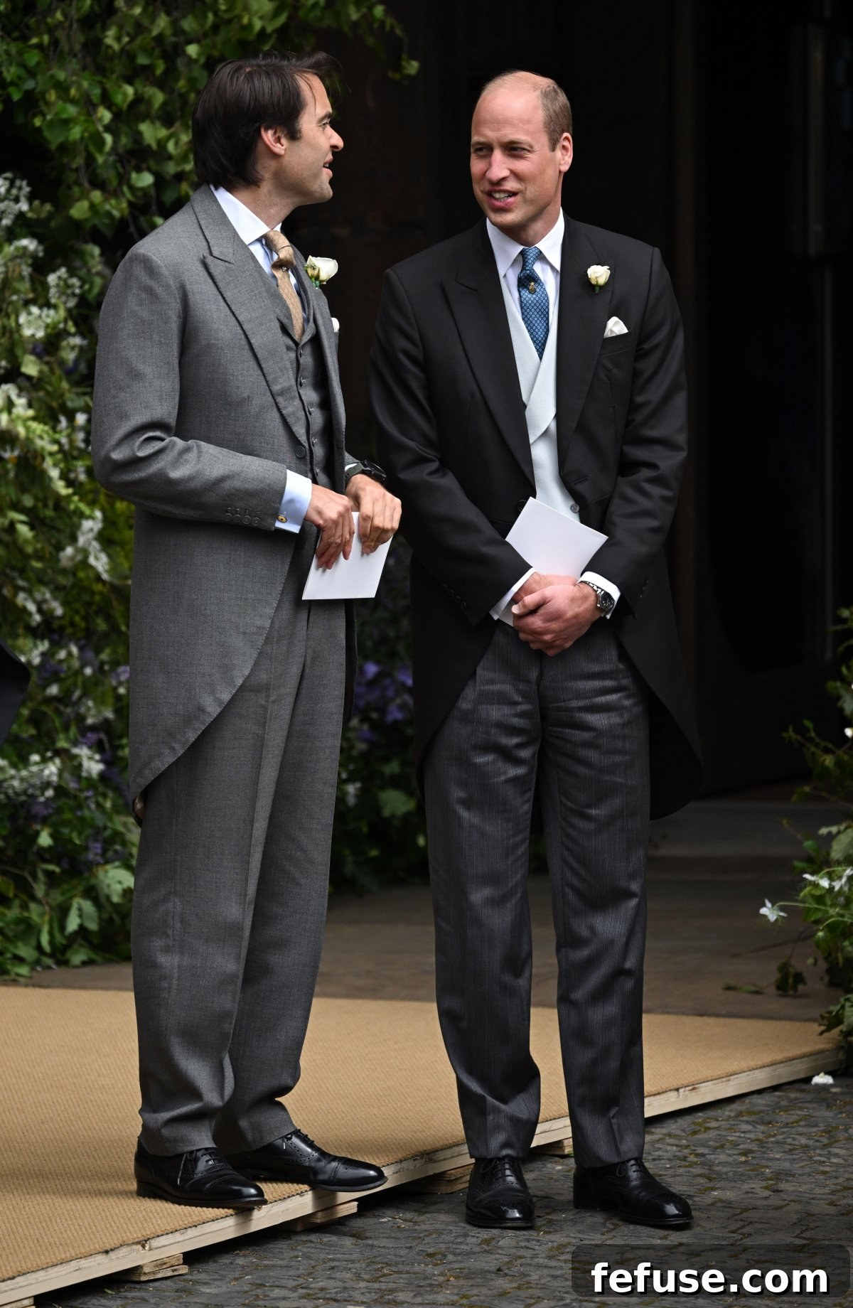 The Prince of Wales attends the wedding of the Duke and Duchess of Westminster at Chester Cathedral on June 7, 2024 (Doug Peters/EMPICS/Alamy)