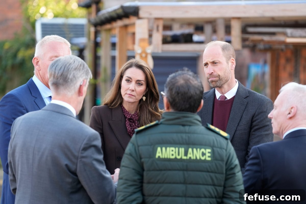 The Prince and Princess of Wales visit Southport Community Centre on October 10, 2024 (Danny Lawson/PA Images/Alamy)