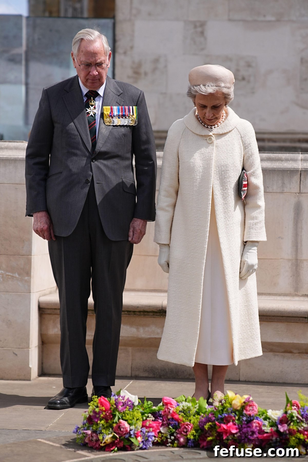 The Crown's Jewels: VE Day Elegance at Westminster Abbey 12 The Duke and Duchess of Gloucester attend a service of thanksgiving on the 80th anniversary of VE Day at Westminster Abbey in London on May 8, 2025 (Aaron Chown/PA Images/Alamy)