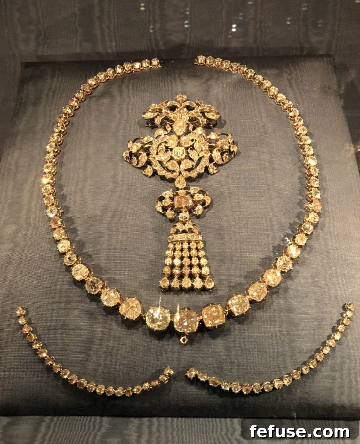 The rose-cut diamond suite from the Danish crown jewel collection (Kristina Solberg)