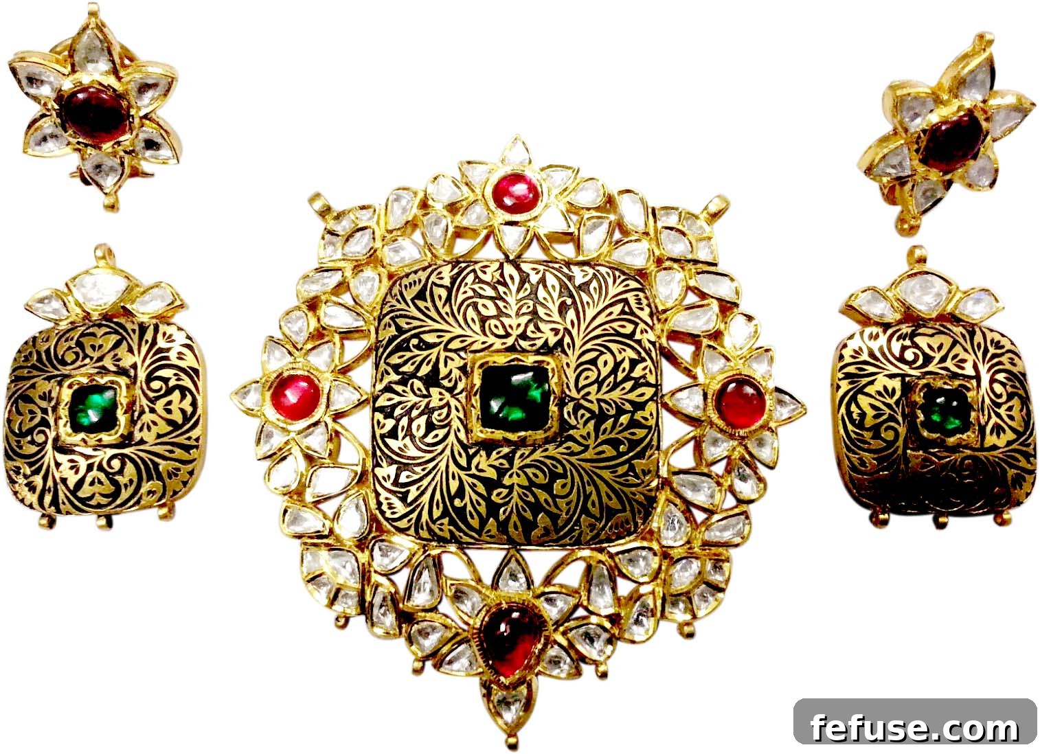 Traditional Indian bridal jewellery set