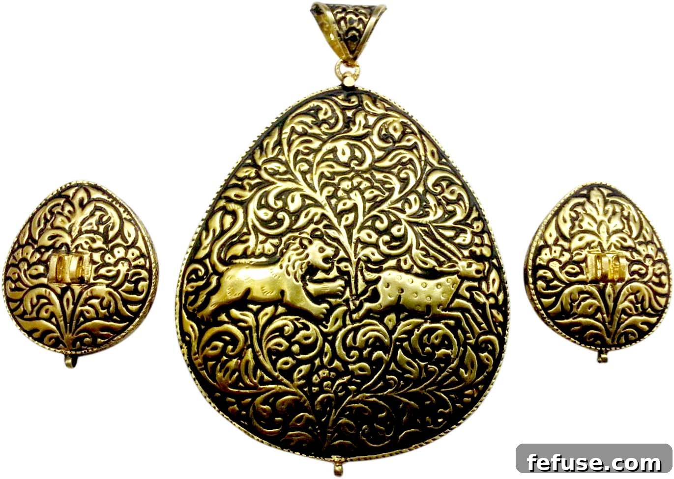 Variety of Kundan earrings and necklaces