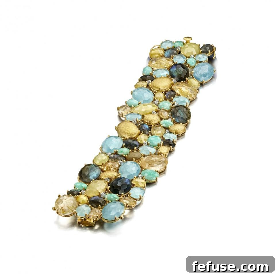 Nanis Ipanema Bracelet with vibrant colored gems