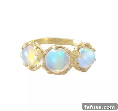 Haku Lei Opal Ring