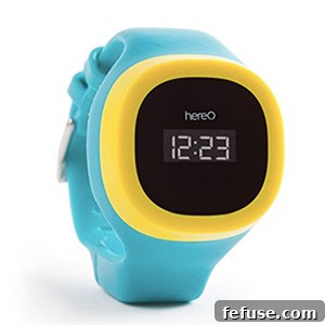 HereO 2 GPS Watch for Kids - Smallest Real-Time Cellular Tracker for Child Safety
