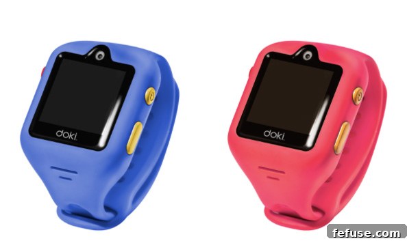DokiWatch S - 3G Kids Smartwatch with Secure Video Calling and GPS Tracking