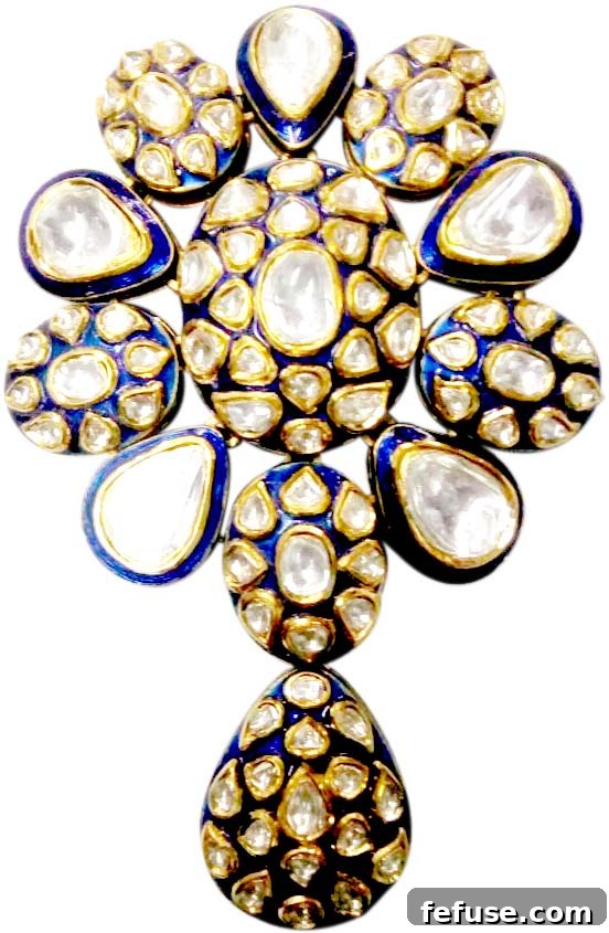 Exquisite Kundan Meena Jadau Necklace