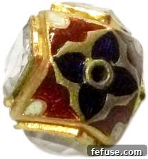 Artistic Kundan Meena Jadau ring