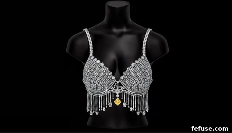 Jacob & Co. Unveils $50M Diamond Fantasy Bra with 1,373 Carats