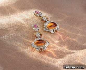 Zoya’s High Jewelry Inspired by Indian Spices and Anoushka Shankar 6 ZOYA’s Amber Bliss Earrings